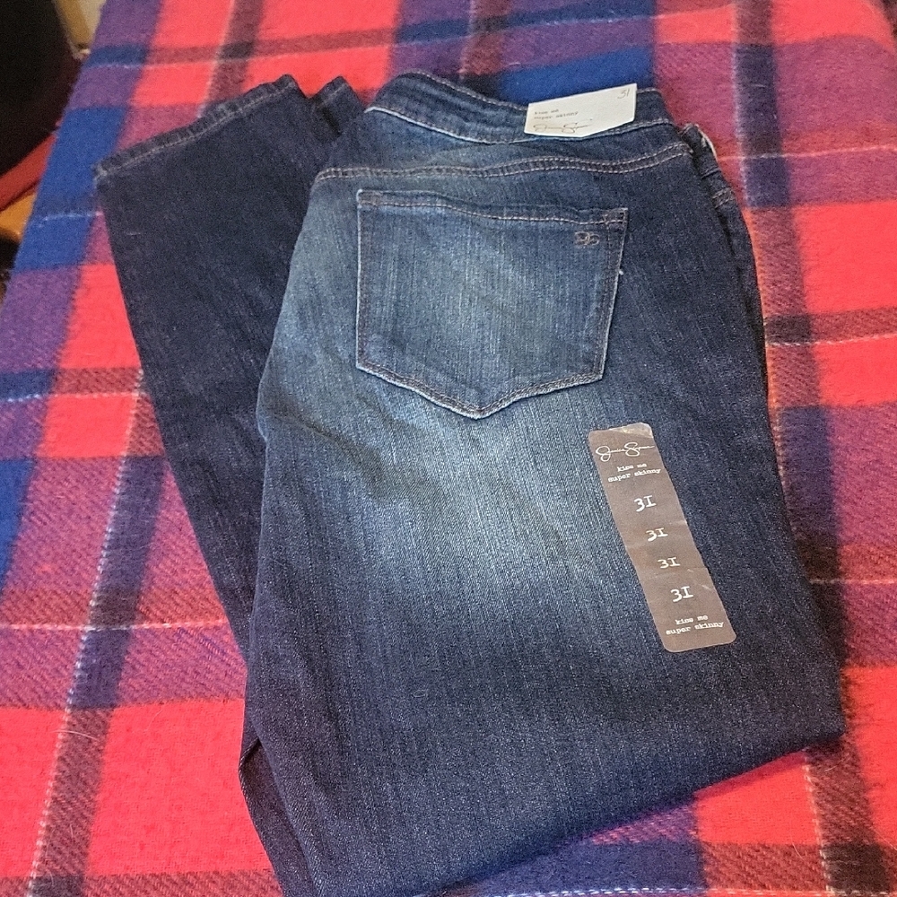 Jessica Simpson "Kiss Me" Super Skinny Jeans, Size 31, NWT